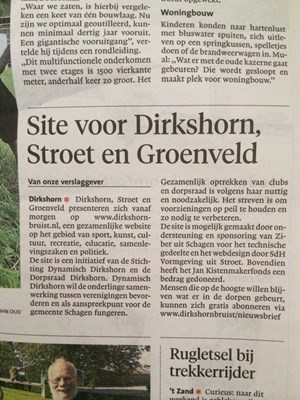 Ook aandacht in de krant (NHD)